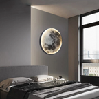Lampada LED NovaLume Moon Glow con Dimmer per un'Atmosfera Accogliente in Camera da Letto