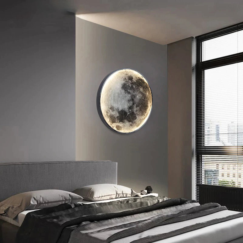 Lampada LED NovaLume Moon Glow con Dimmer per un'Atmosfera Accogliente in Camera da Letto