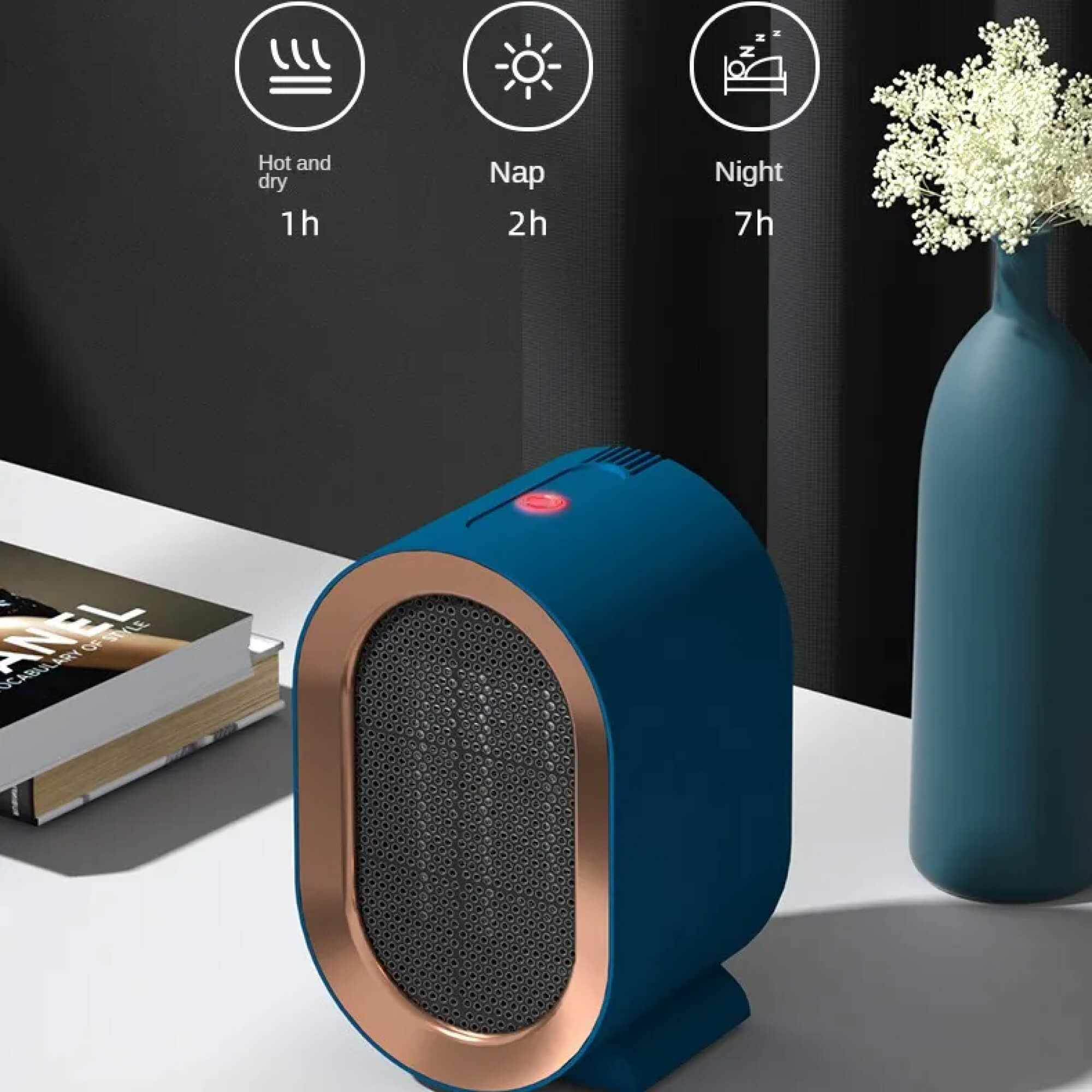 GlacioHeat Effektiv Kompakt Varmelegeme til Små Rum