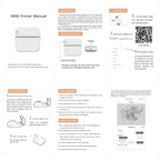 PicoPrint ミニ Bluetooth サーマルフォトステッカー プリンター