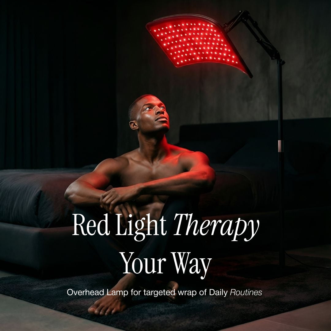 Lampa podłogowa LumiThera Flex Pro do terapii światłem czerwonym – regulowany statyw i odłączany system ogrzewania