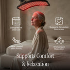 Lampa podłogowa LumiThera Flex Pro do terapii światłem czerwonym – regulowany statyw i odłączany system ogrzewania