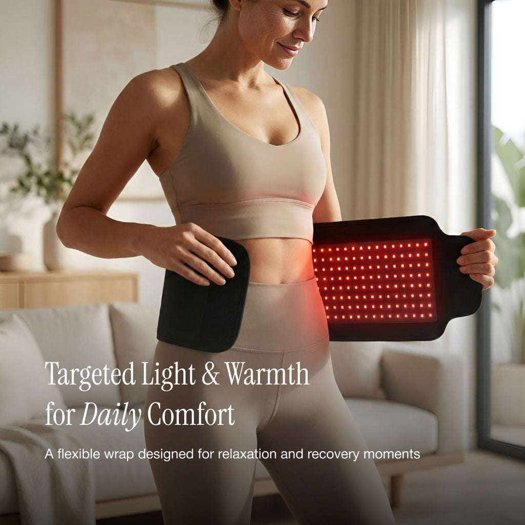 Infrared Red Light Therapy Wrap Belt for Waist, Back & Body Comfort