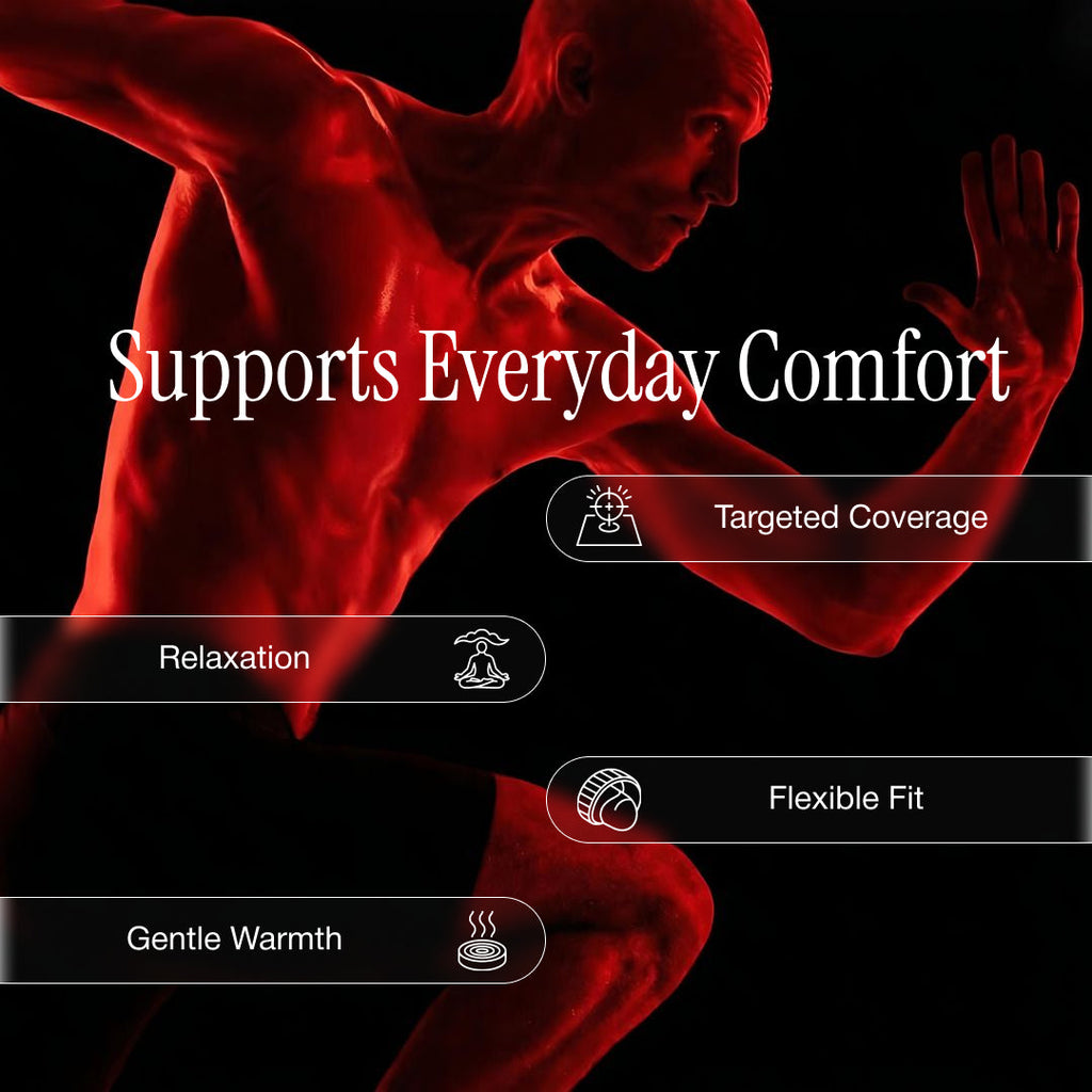 Infrared Red Light Therapy Wrap Belt for Waist, Back & Body Comfort