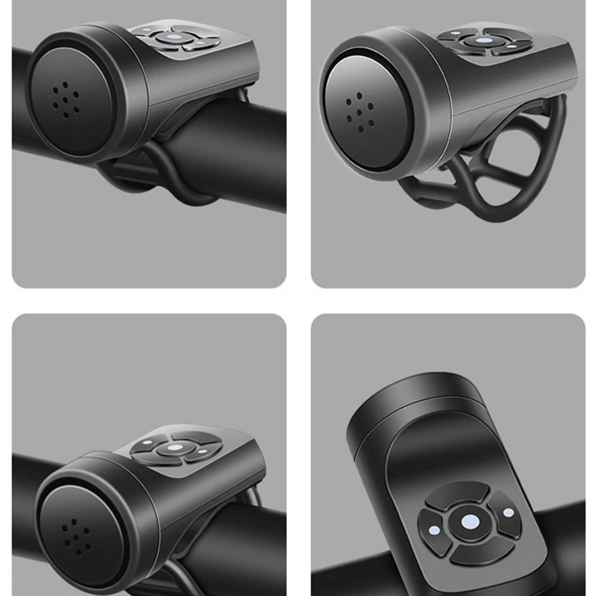 Penggera Basikal USB LumaGuard 120dB Dengan Empat Mod Untuk Perjalanan Bandar dan Laluan