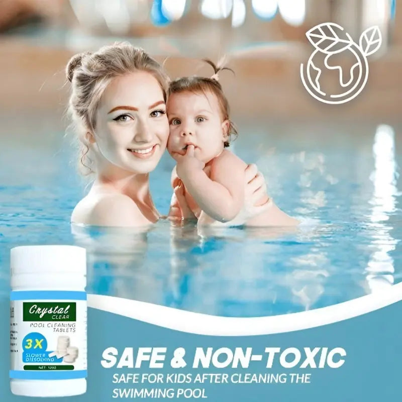 FreshTabs medenceápoló tabletták a ragyogó víztisztaságért