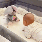 Interactive Plush Elephant for Early Development and Playtime Comfort