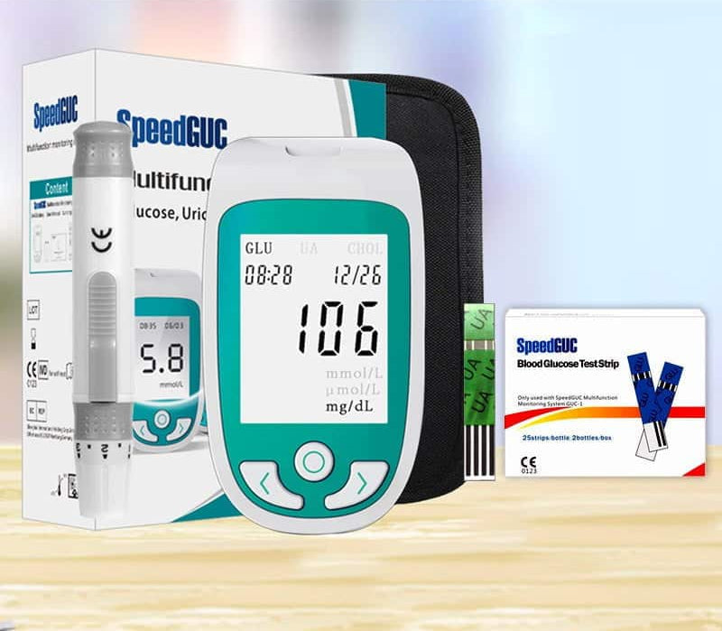 AstraGuard Health Monitor: Cholesterol, Glucose & Uric Acid