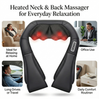 ThermaRelief Heated Neck And Back Deep Tissue Massager