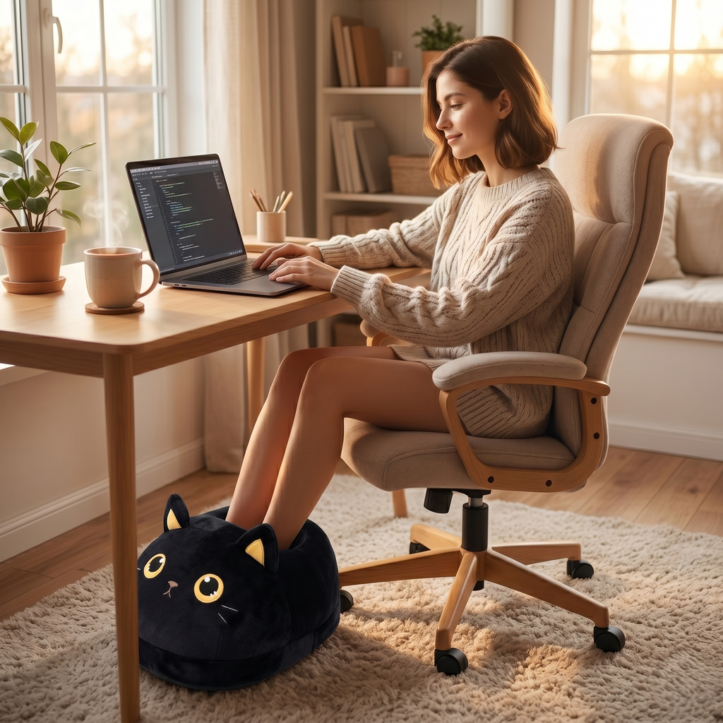 CatPaw Comfort zahřívá studené nohy pomocí vibračního masážního přístroje