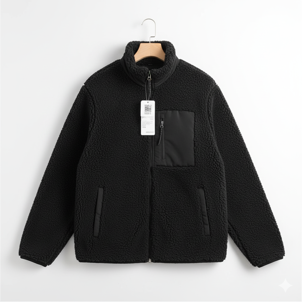 NovaLuxe レディース ジップアップジャケット 毎日の着用に最適なふわふわの快適さ