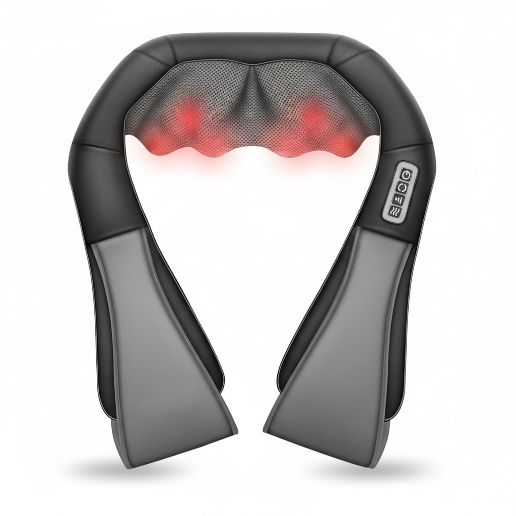 ThermaRelief Heated Neck And Back Deep Tissue Massager