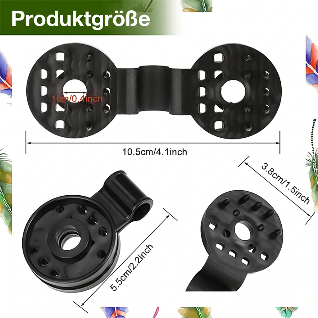 Clips resistentes de plástico para tela de sombra con instalación fácil para jardín
