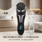 Rechargeable Foot File With Dust Collection System