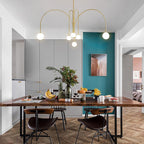 Lampu Gantung Nova Crest Dengan Reka Bentuk Gantung Dramatis Untuk Bilik Makan dan Pintu Masuk