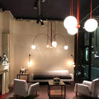 Lampu Gantung Nova Crest Dengan Reka Bentuk Gantung Dramatis Untuk Bilik Makan dan Pintu Masuk