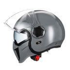 Vintage Twin Lens Modular Helmet DOT ECE Certified For Riders Breathable