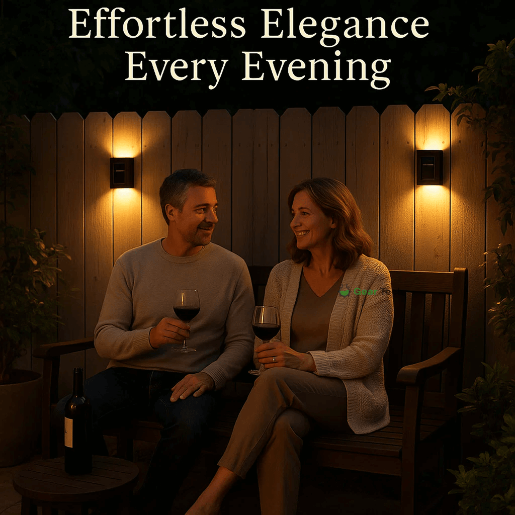 Lampu Dinding LED Suria Tanpa Wayar Nexora untuk Laluan, Patio dan Taman