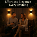 Lampu Dinding LED Suria Tanpa Wayar Nexora untuk Laluan, Patio dan Taman