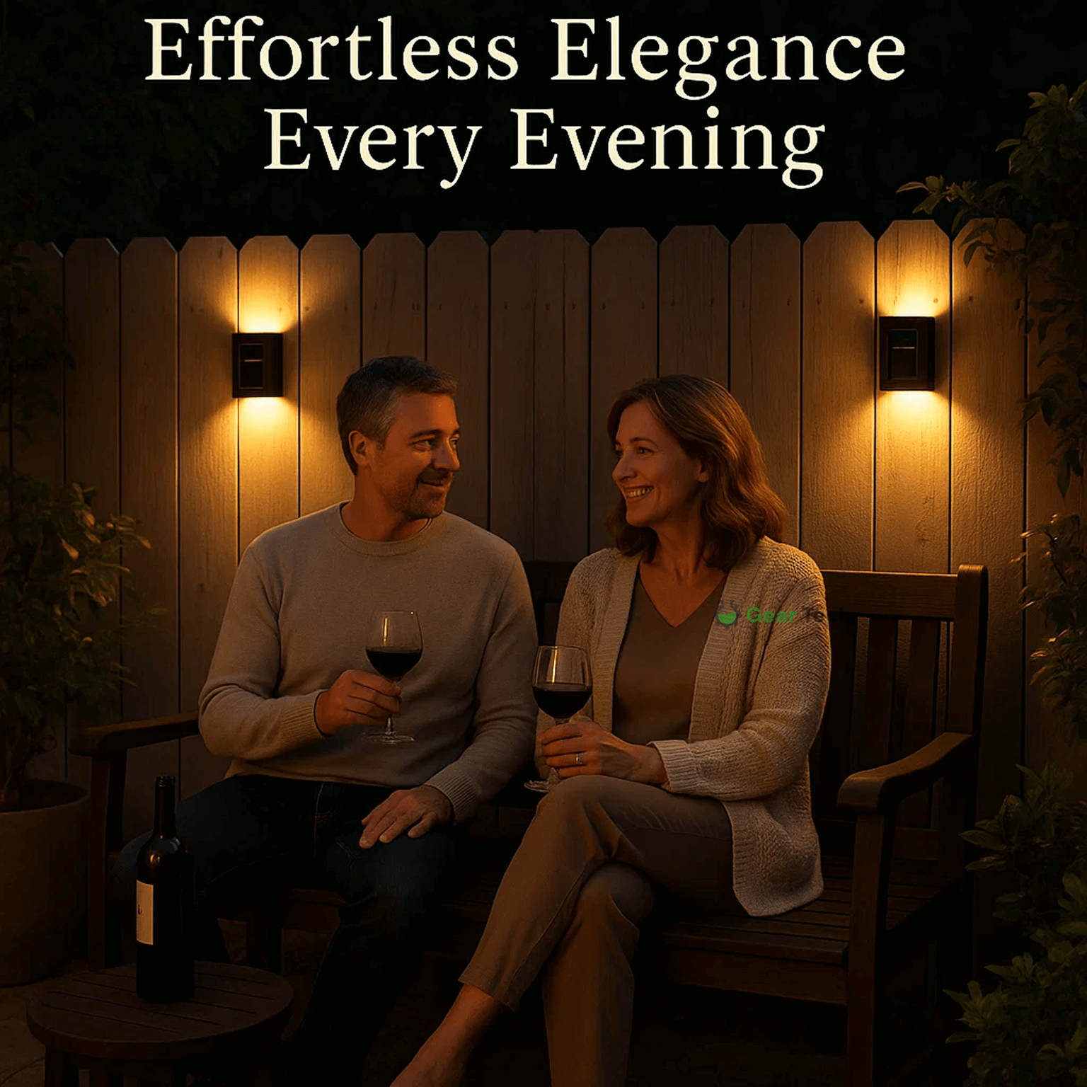 Lampu Dinding LED Suria Tanpa Wayar Nexora untuk Laluan, Patio dan Taman