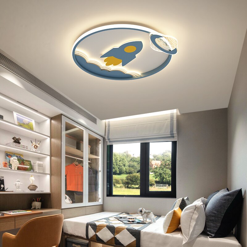 Orion Rocket Chandelier for Kids' Room | Petprovac
