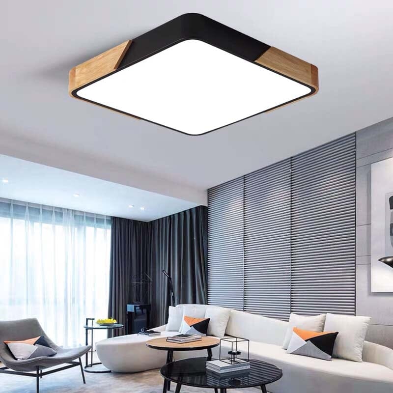 Lampadario in legno Corven