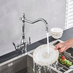 Rubinetto da cucina Hamilton Classic con filtrazione e rotazione a 360 gradi