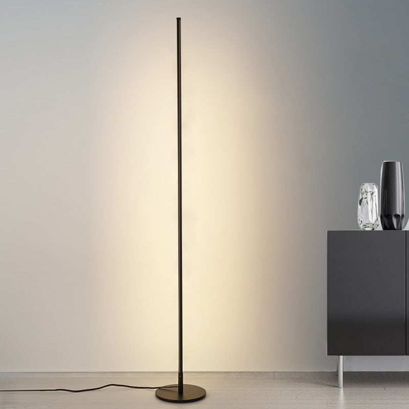 AstraLume Gulvlampe Minimalistisk LED-rørlys for moderne hjem