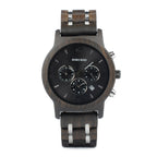 TimberLuxe Houten Horloge 3ATM Met Inclusief Cadeauverpakking Waterbestendig Voor Heren