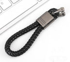 Braided loop keychain for car keys
