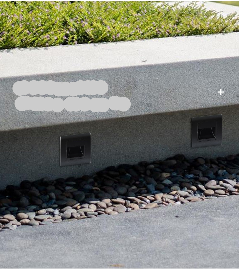 LumaNex LED-trappelys med PIR fire farvemuligheder