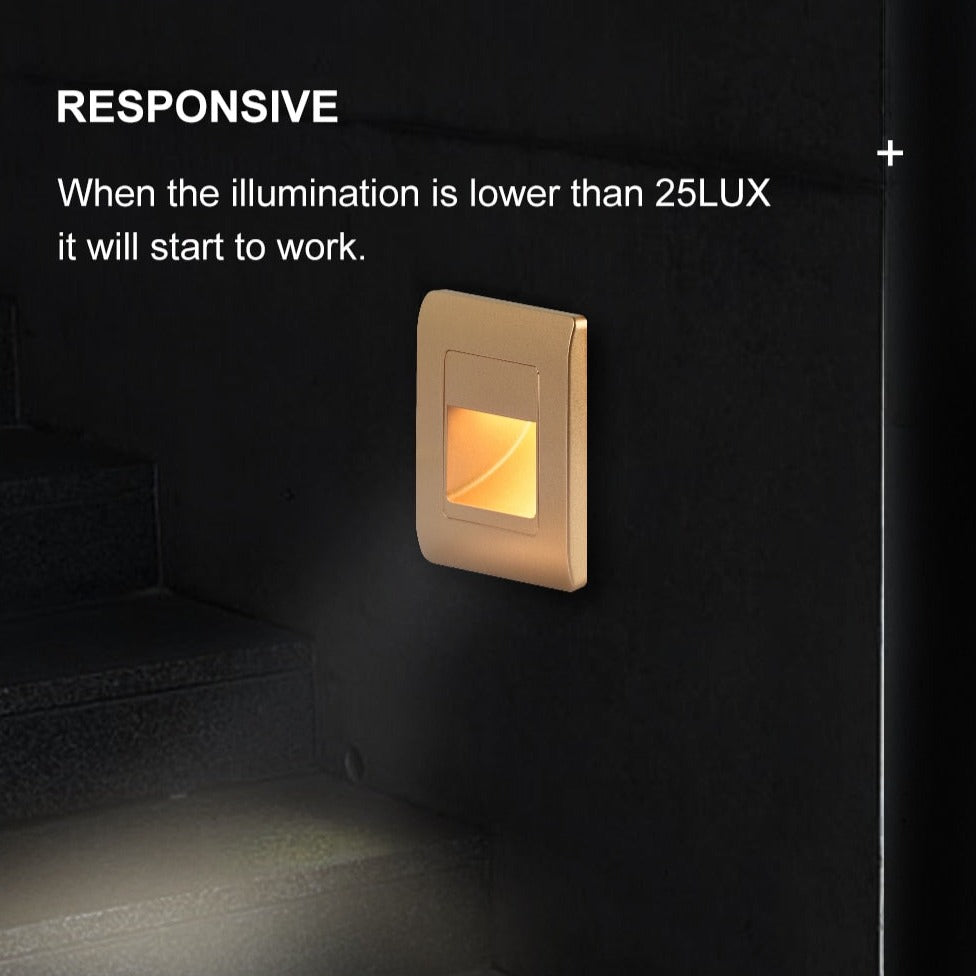 NovaTrail Udendørs Bevægelsessensor Vægtrappelys til Sikkerhed på Stier om Natten