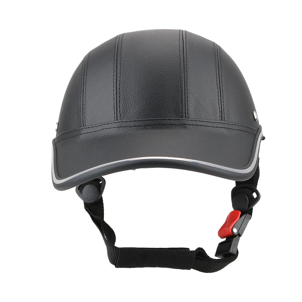 Vintage Baseball Cap Style Half-Helmet for Casual Riding