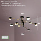 אלארה | נברשת סקנדינבית שחורה וזהובה | Petprovac