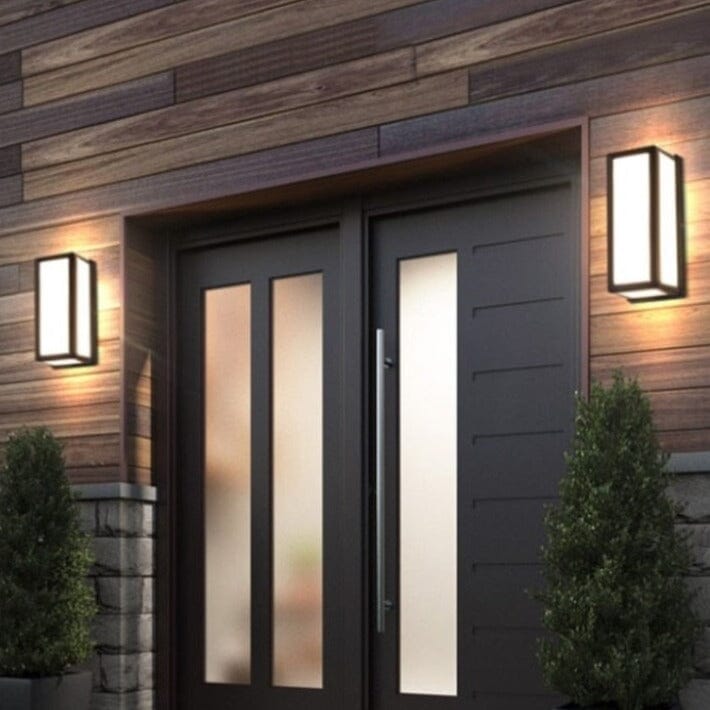 LumiGuard LED Rechteckige Außenwandleuchte mit Bewegungsmelder
