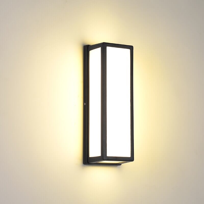 LumiGuard LED Rechteckige Außenwandleuchte mit Bewegungsmelder