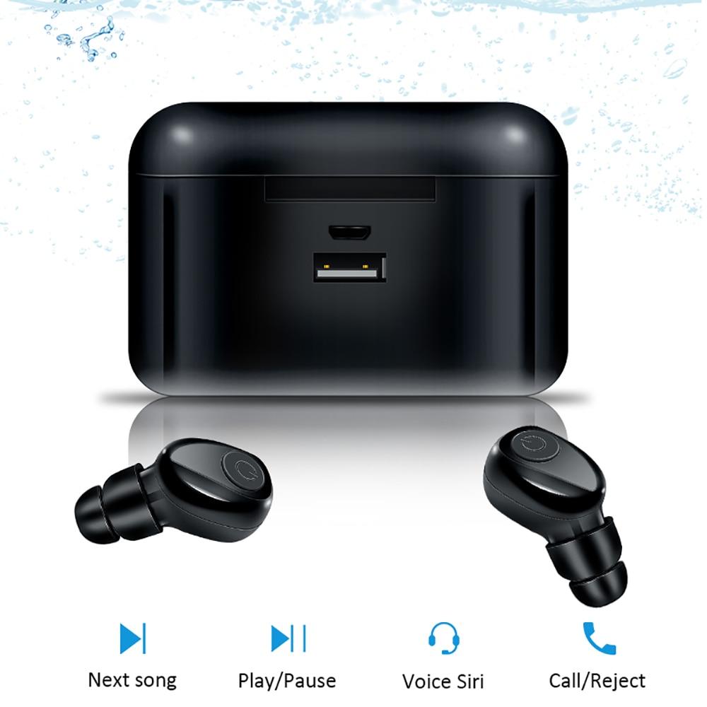 AquilaMove Nano Fon Telinga Bluetooth Kalis Air untuk Sukan dengan Padanan Selamat