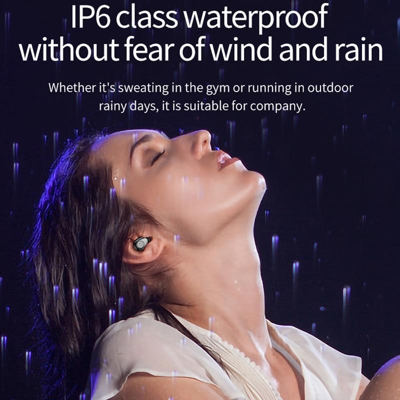 AquilaMove Nano Fon Telinga Bluetooth Kalis Air untuk Sukan dengan Padanan Selamat