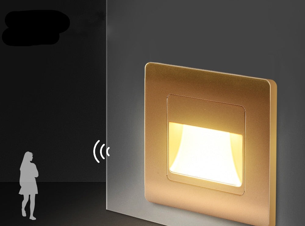 LumaNex LED階段ライト PIR付き 4色オプション