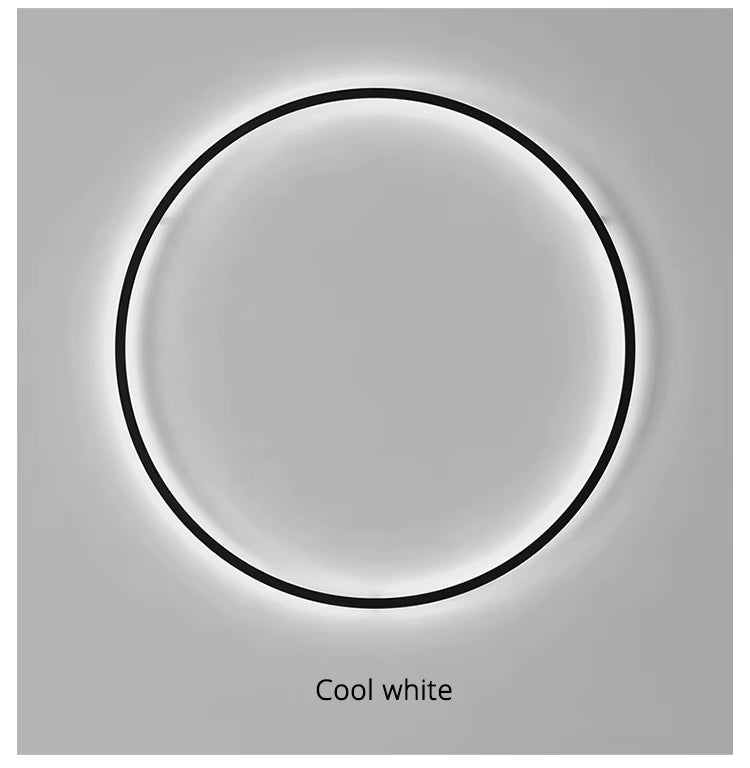 LumaNova Round Wall Light for Modern Minimalist Interiors