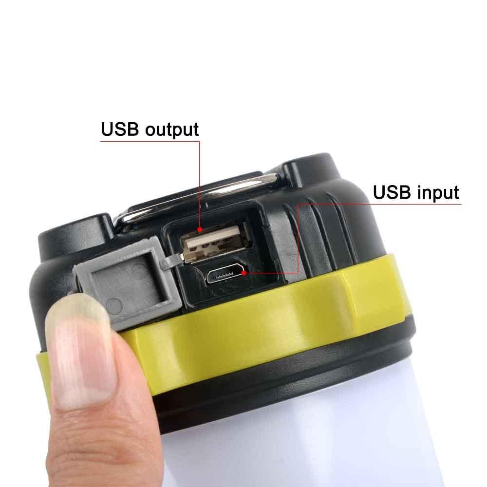 LumosPro 充電式キャンプランタン 3000mAh USB充電