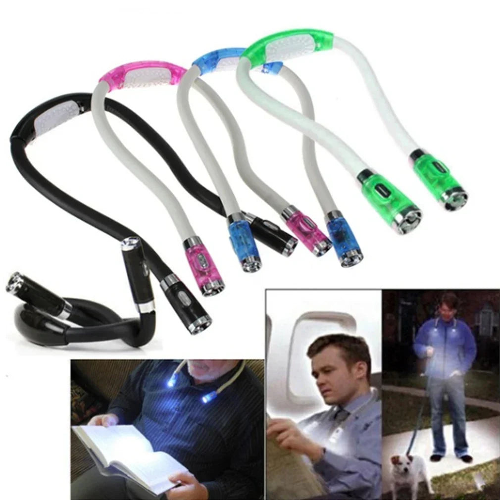 Wearable Neck Lamp with LED for Knitting, Crocheting and Reading – Handsfree Light