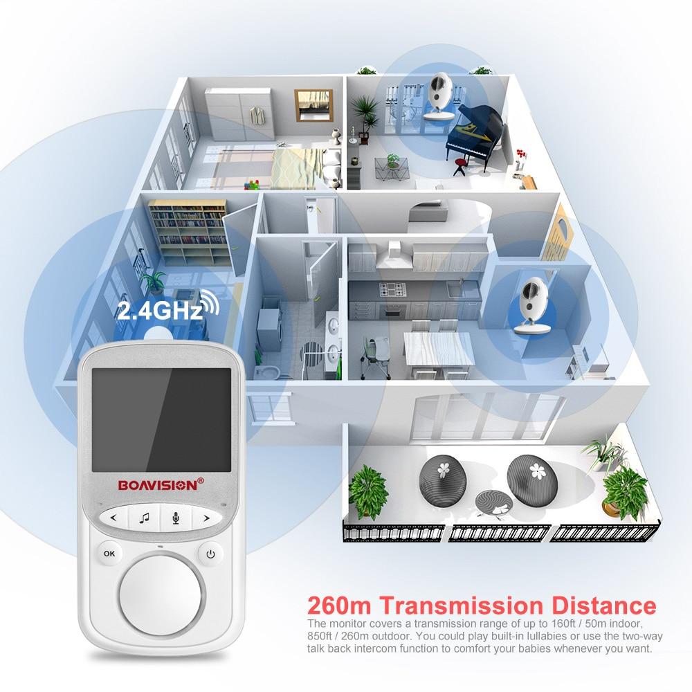 Monitor portátil de audio y video para bebés AriaNest con alcance de 160 pies
