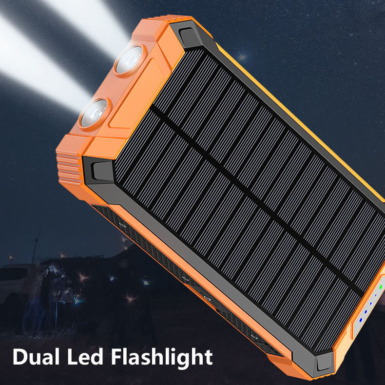 Caricatore Solare 20000mAh per Escursionismo e Avventure all'Aperto