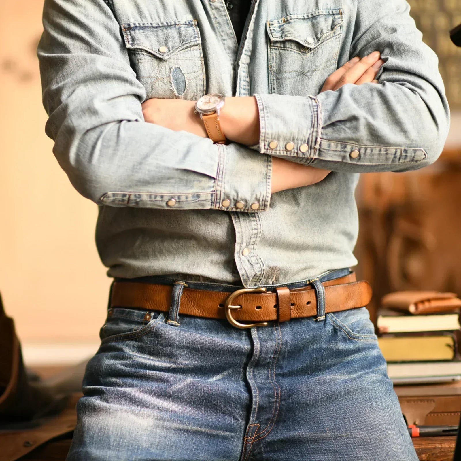 חגורת עור קסטראל | Petprovac