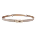 adjustable women's leather belt