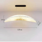 Aurelia Segeltuch Kronleuchter Weiß LED Pendelleuchte