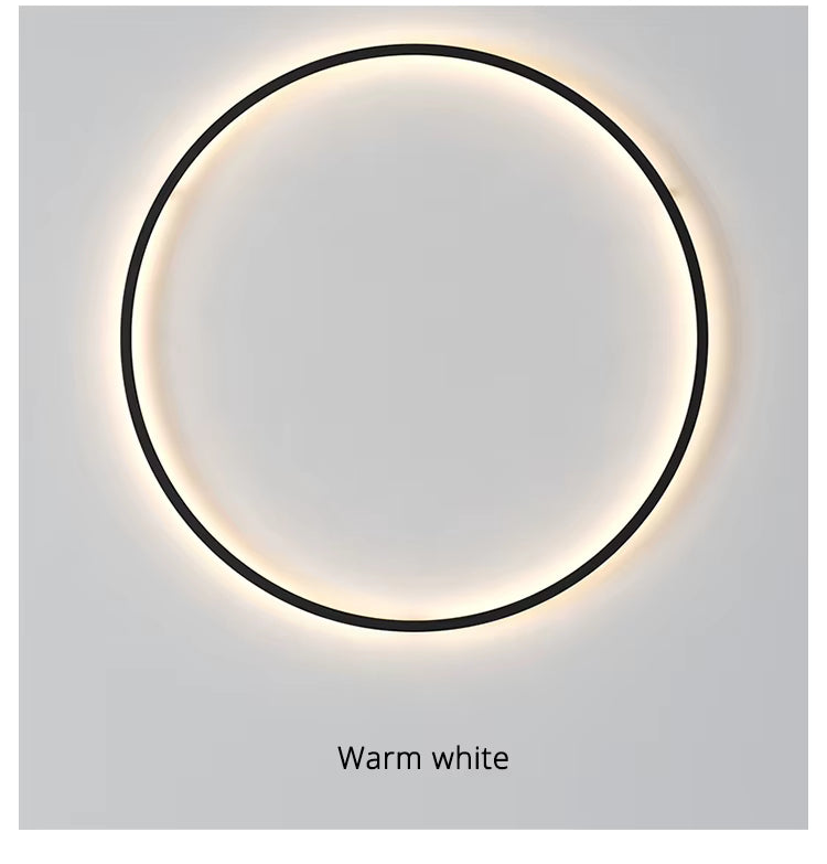 LumaNova Round Wall Light for Modern Minimalist Interiors