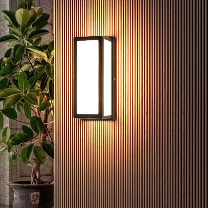 LumiGuard LED Rechteckige Außenwandleuchte mit Bewegungsmelder