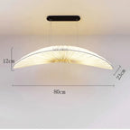 Aurelia Segeltuch Kronleuchter Weiß LED Pendelleuchte